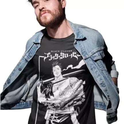 Black clover Yami Sukehiro T-shirt Anime Manga Unisex T-Shirt ALL SIZES S to 5XL Hoodie, Sweatshirt | GrindPrints.com