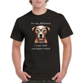 Black t-shirt, Gift for men, Gift for women, T-shirt with print, T-shirt with pets, Dog shirt funny, Dog shirt for men,...
