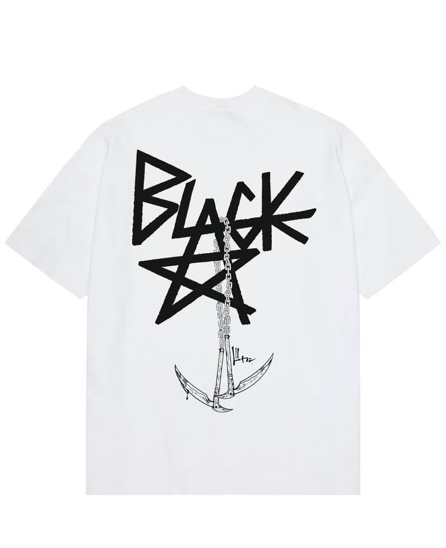 Blackstar X Chain Scythe - Soul Eater Oversize T-Shirt T-shirt Hoodies & Sweatshirts | GrindPrints.com
