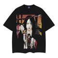 Bleach "Retsu Unohana" Heavyweight Vintage Tee 100% Cotton OVERSIZED Anime T-shirt Menswear Top Casual Streetwear Black...