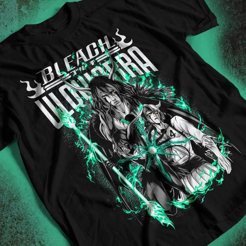 Bleach Anime T-Shirt & Sweatshirt, Ulquiorra Cifer Emptiness Graphic Tee, Anime Manga Lover Gifts Ball Cotton Hoodie