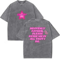 Blessed By God Unisex Washed T-Shirt, Christian t shirts, Vintage 90s Graphic Tee, Gift Top Womenswear Cotton Hoodie,...