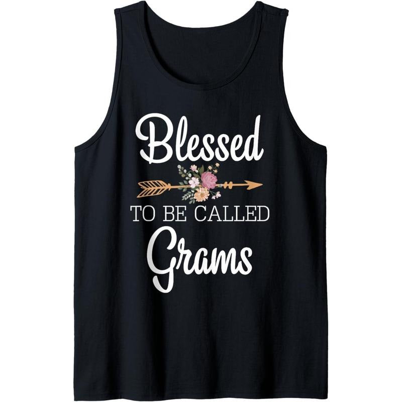 Blessed To Be Called Grams Tank Top T-Shirts, Hoodie, Sweatshirt | GrindPrints.com