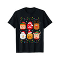 Block Santa Claus Elf Friends Christmas Boys T-Shirt, soft fabric, breathable and comfortable, short-sleeved t-shirt,...