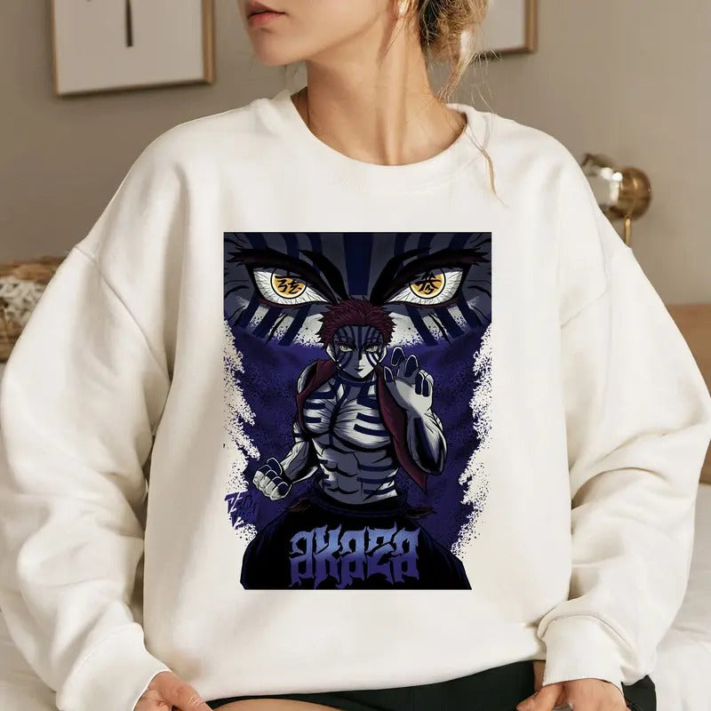 Blood Demon Upper Moon 3 DM Characters Shirt Crewneck Hoodie, Anime Otaku Shirt Comfort Cotton Sweatshirt | GrindPrints.com