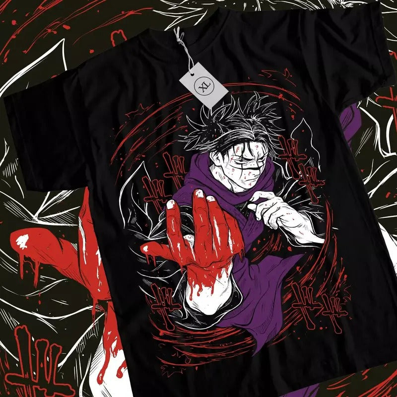 Bloody Choso Shirt, Jujutsu Kaisen Shirt, Anime Shirt, Top Menswear Hoodie, Sweatshirt | GrindPrints.com