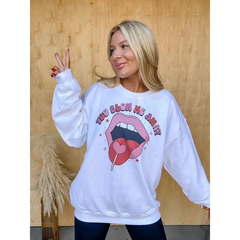 Blow Me Away Graphic Top T-Shirts, Hoodie, Sweatshirt | GrindPrints.com