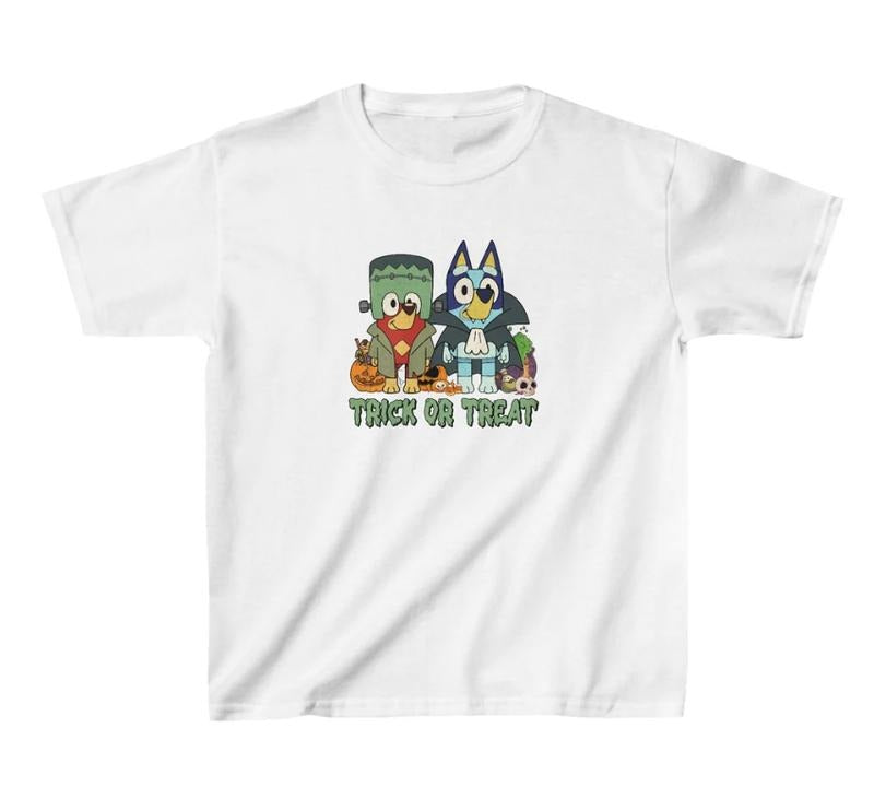 Blu.ey Halloween Trick or Treat, Halloween Shirt Hoodie, Sweatshirt | GrindPrints.com