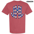 Blue Baseball Monogram Comfort Colors T-Shirt 'NLB' Hoodie, Sweatshirt | GrindPrints.com