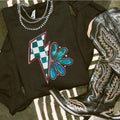 Blue Bolt Crewneck vintage sweatshirts, cowgirl outfits, western outfits women clothing, country western girl tops stuff...