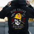Blue Colar Earn Your Keep Patriot Back Side Printed T-shirt - Crewneck Sweatshirt