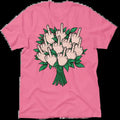 Blue Collar Better Half Valentines Day Shirt Bouquet Pink - Women's T-Shirt Casual Cotton Tshirt Top Hoodie, Sweatshirt