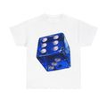 Blue Dice Graphic White Black Tshirt Y2K Streetwear Tee Fashion Hoodie, Sweatshirt | GrindPrints.com