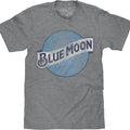 Blue Moon Color Logo Big & Tall T-Shirt - Gray Hoodie, Sweatshirt | GrindPrints.com