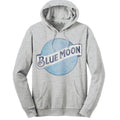 Blue Moon Logo Pullover Hooded Sweatshirt - Gray T-Shirts, Hoodie | GrindPrints.com