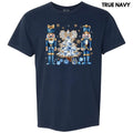 Blue Nutcracker Holiday Comfort Colors T-Shirt 'NLB' Hoodie, Sweatshirt | GrindPrints.com