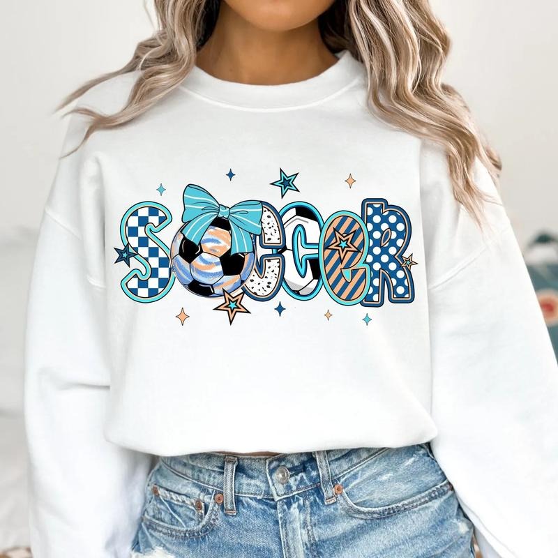 Blue Soccer DTF Transfers - THIS IS NOT A SHIRT Hoodie, Sweatshirt | GrindPrints.com