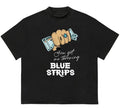 Blue Strips Jess.sieesie Murur.muph Gildan T-Shirt Trendy Game Day Gift Hoodie, Sweatshirt | GrindPrints.com