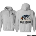 Blue Ticking T-shirt Sweatshirt Hoodie