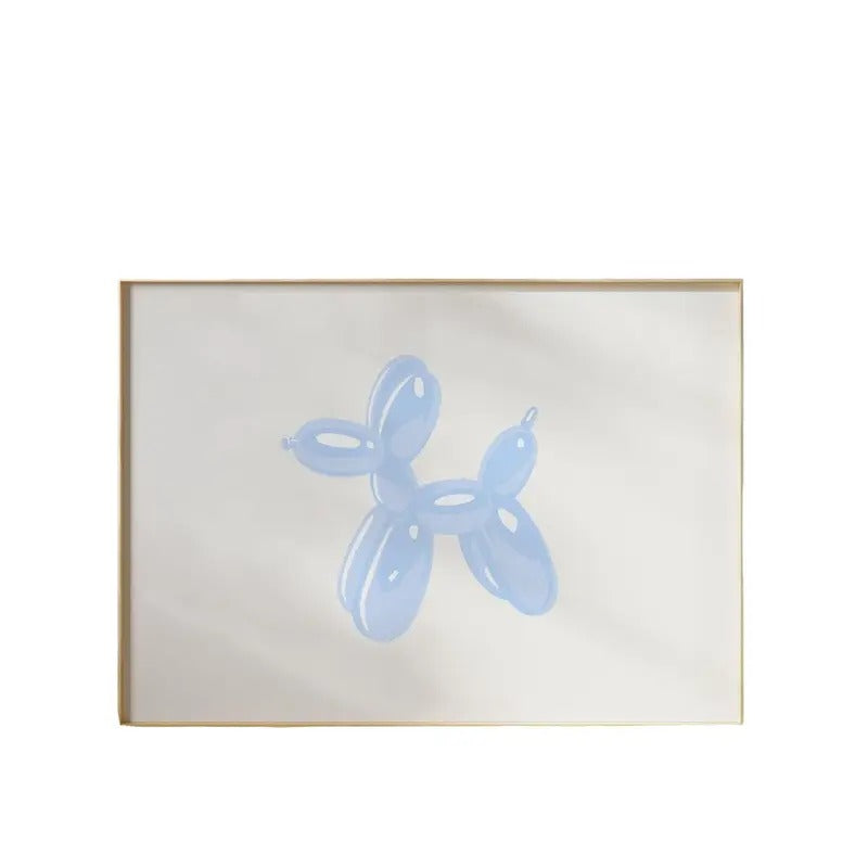 Blue Wall Art, Preppy Room Decor, College Dorm Poster, Trendy Wall Decor, Aesthetic, Funky Horizontal Poster, Poster...
