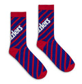 Twizzlers Retro Candy Logo Striped Crew Socks - Red/Blue T-Shirts, Hoodie, Sweatshirt | GrindPrints.com