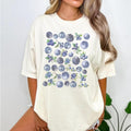 Blueberries, Aesthetic Fruit Shirt, Fruit Shirt, Vintage Graphic Shirt, Foodie Gift, Aesthetic Tee, Foodie, Plant Lover...