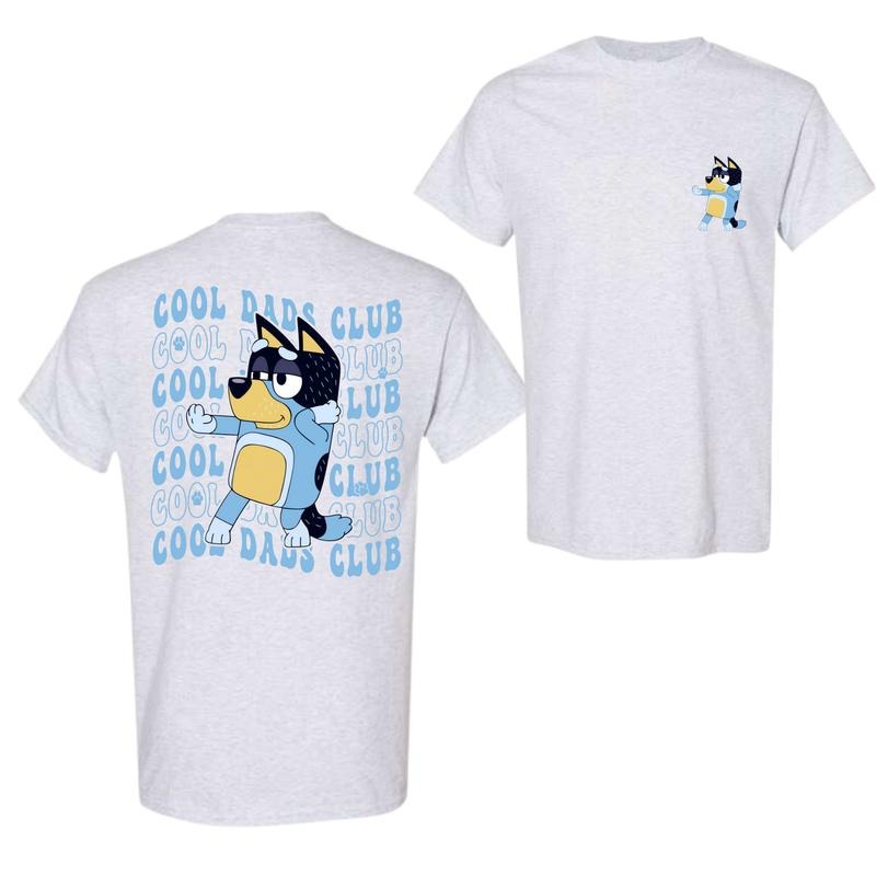 Bluey Cool Dad Club Shirt, Bandit Cool Dad Club Tshirt, Dad Sweatshirt, Bluey Father's Day Shirt Hoodie | GrindPrints.com