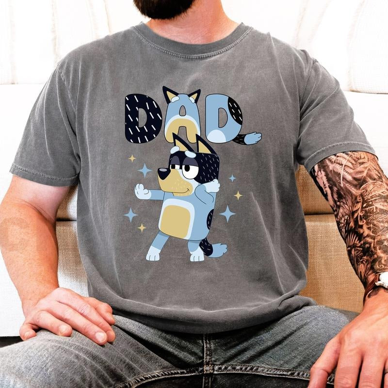 Bluey Dad Shirt, Rad Dad Tshirt, Bluey Bandit Shirt, Dad Birthday Gift, Dad Bluey Shirt, Happy Fathers Day Shirt, Rad Dad...