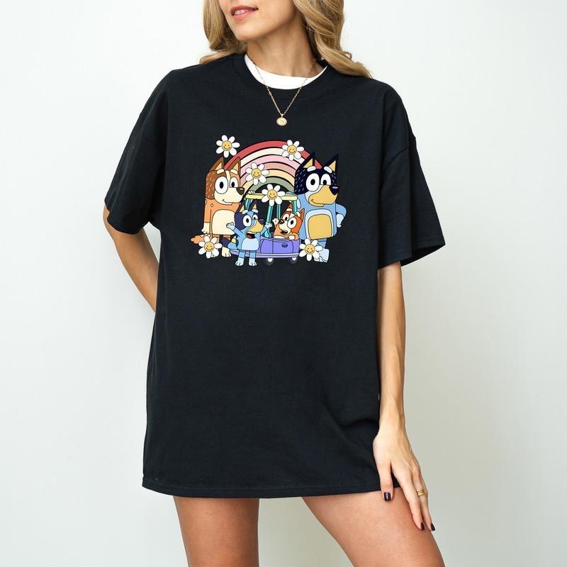 Bluey Family Shirt Bluey Bingo Family Shirt Bluey Dad Shirt Bluey Rita Shirt Blue Dog Shirt T-Shirts, Hoodie, Sweatshirt