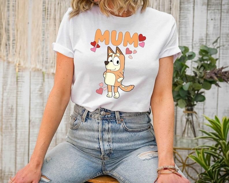 Bluey Family, Mum Dog Birthday Party Shirt Hoodie, Sweatshirt | GrindPrints.com