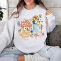 Bluey Mushroom World Shirt, Bingo Mushroom Shirt, King Bluey Sweatshirt, Bluey Mushroom Shirt, Bluey Shirt, Bluey Family...
