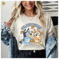 Bluey Oh Biscuits Shirt, Oh Biscuits, Mum Dad Bluey T-Shirt, Bingo shirt, Bluey friends shirt, Bluey Bingo Shirt, Blue...