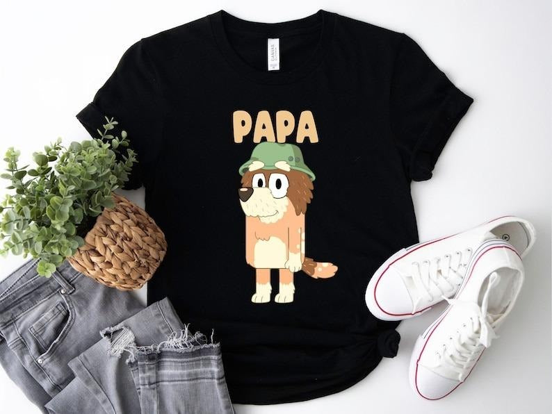 Bluey Papa Shirt, Bluey Dad Shirt, Bluey Granddad Shirt, Bluey Bingo Family Shirt,Fathers Day Shirt, Cool Papa Club...