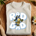 Bluey Rad Dad Shirt, Bluey Bingo Family TShirt, Bluey Bandit Rad Dad Shirt, Bluey Dad, Bluey Family Shirt, Cool Dad Club...
