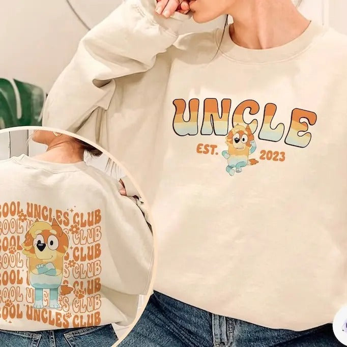 Bluey Uncle Radley Heeler Shirt,In My Bluey Uncle Era Shirt, Bluey Uncle Radley Cool Uncle Club Shirt,Bluey Uncle...