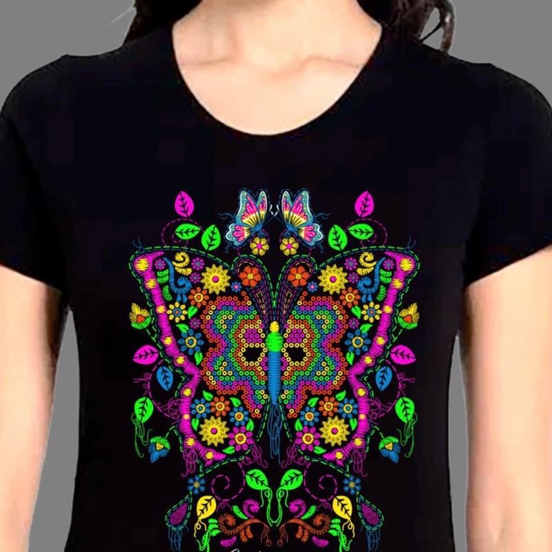 Blusa para mujer de mariposa Cotton T-Shirts, Hoodie, Sweatshirt | GrindPrints.com