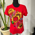 Blusas para dama bordadas Cotton T-Shirts, Hoodie, Sweatshirt | GrindPrints.com