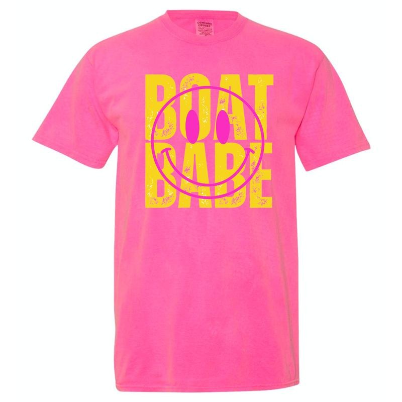 Boat Babe Comfort Colors T-Shirt 'NLB' Hoodie, Sweatshirt | GrindPrints.com