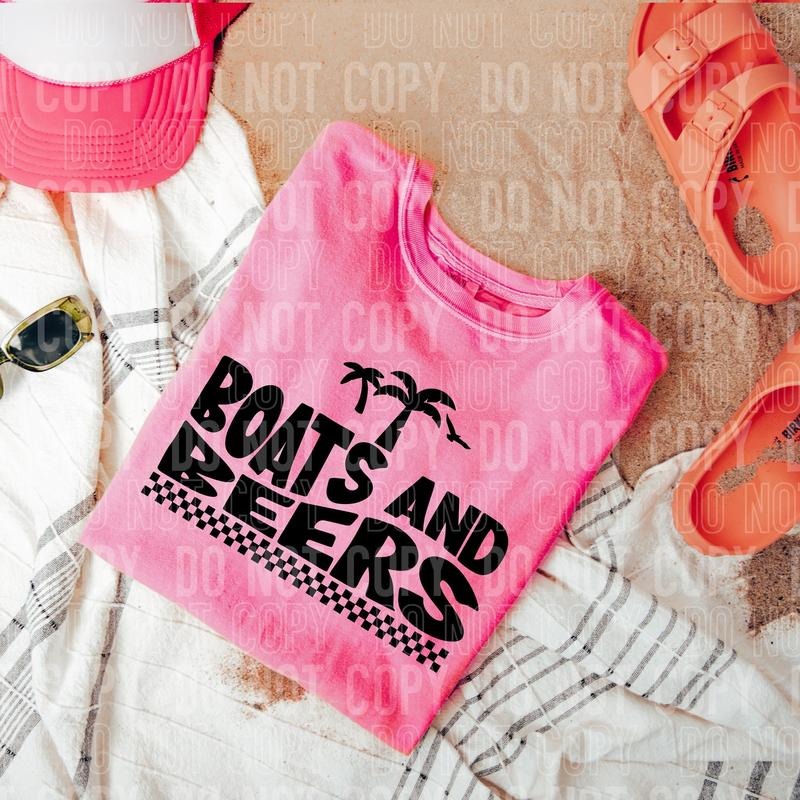 Boats and Drinks DTF Transfers - THIS IS NOT A SHIRT Hoodie, Sweatshirt | GrindPrints.com