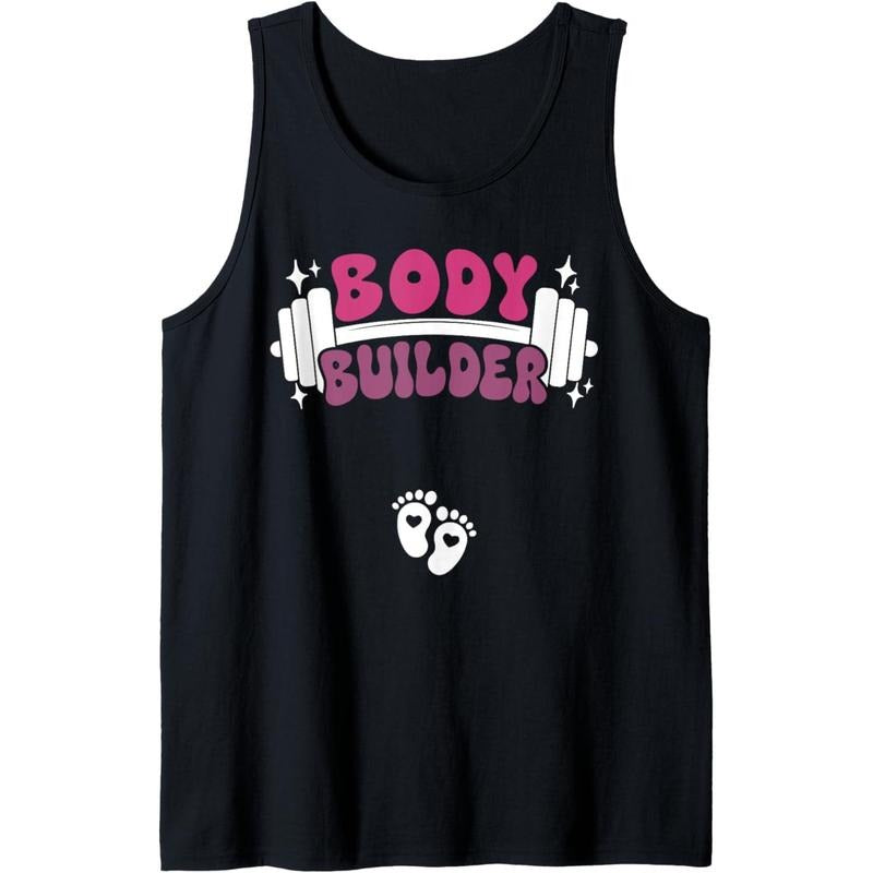 Bodybuilder Baby Pregnancy Workout Pregnant Women Tank Top made in usa T-Shirts, Hoodie, Sweatshirt | GrindPrints.com