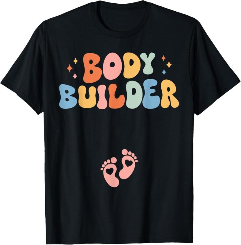Bodybuilder Pregnancy Announcement Workout Pregnant Women T-Shirt Hoodie, Sweatshirt | GrindPrints.com