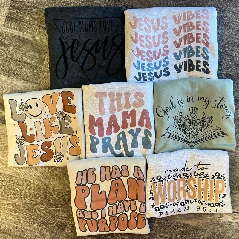 Boho Christian SWEATSHIRT COLLECTION T-Shirts, Hoodie | GrindPrints.com