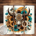 Boho Cow Skull Sunflower Tumbler T-Shirts, Hoodie, Sweatshirt | GrindPrints.com
