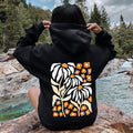 Boho Daisies, Boho Retro Floral Design Hoodie T-Shirts, Sweatshirt | GrindPrints.com
