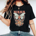 Boho Floral Mama Shirt Butterfly Lover Mom New Mom Spring Mommy Flower Lover Grandma T-Shirts, Hoodie, Sweatshirt
