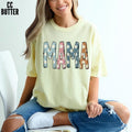 Boho Mama Shirt, Mama Daisy Print Shirt, Blessed Mama Shirt, Mother's Day Gift, Mom Shirt, Cute Floral Mama Tee, Floral...