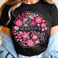 Boho floral mama Shirt, mom adjectives Shirt, she is mom Shirt, mama sublimation, abstract floral, mama dtf transfer,...