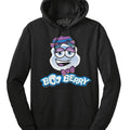 Boo Berry Cereal Logo Hooded Sweatshirt - Black T-Shirts, Hoodie | GrindPrints.com