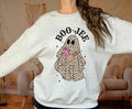 Boo Jee Cheetah Ghost Crewneck Sweatshirt T-Shirts, Hoodie | GrindPrints.com