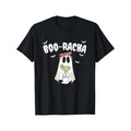 Boo-racha Halloween Ghost Margarita designs Borracha T-shirt Black casual short sleeved men's sports T-shirt Made in USA...